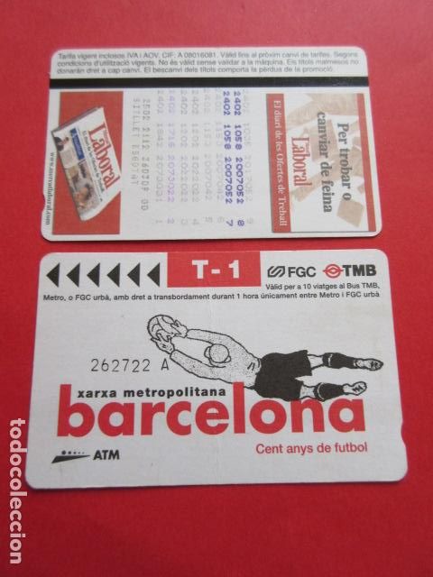Sammeln von Fahrkarten: ref: DISCOT_01 - 1 TARJETA - COLECCI&Oacute;N MAGNETICA DISE&Ntilde;O COTIDIANO BARCELONA - LEER INTERIOR