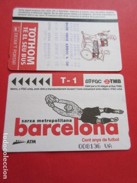 Sammeln von Fahrkarten: ref: DISCOT_01 - 1 TARJETA - COLECCI&Oacute;N MAGNETICA DISE&Ntilde;O COTIDIANO BARCELONA - LEER INTERIOR