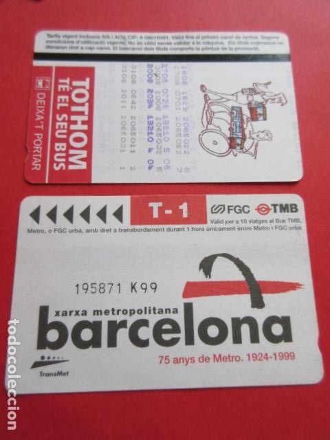 Sammeln von Fahrkarten: ref: DISCOT_01 - 1 TARJETA - COLECCI&Oacute;N MAGNETICA DISE&Ntilde;O COTIDIANO BARCELONA - LEER INTERIOR