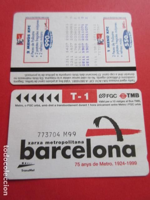 Sammeln von Fahrkarten: ref: DISCOT_01 - 1 TARJETA - COLECCI&Oacute;N MAGNETICA DISE&Ntilde;O COTIDIANO BARCELONA - LEER INTERIOR