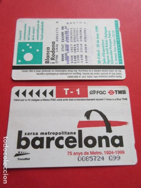 Sammeln von Fahrkarten: ref: DISCOT_01 - 1 TARJETA - COLECCI&Oacute;N MAGNETICA DISE&Ntilde;O COTIDIANO BARCELONA - LEER INTERIOR