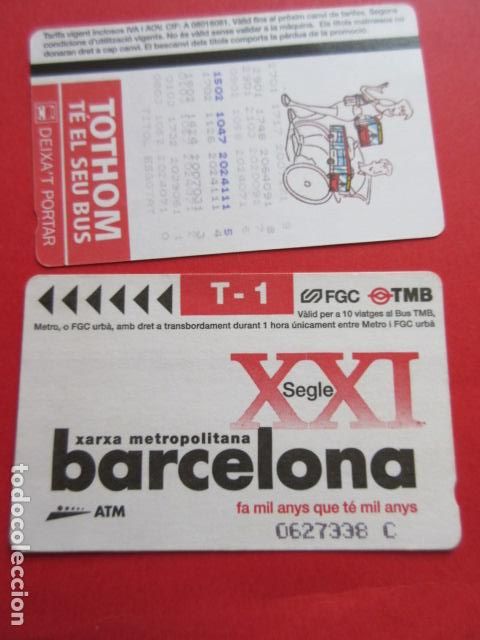 Sammeln von Fahrkarten: ref: DISCOT_01 - 1 TARJETA - COLECCI&Oacute;N MAGNETICA DISE&Ntilde;O COTIDIANO BARCELONA - LEER INTERIOR