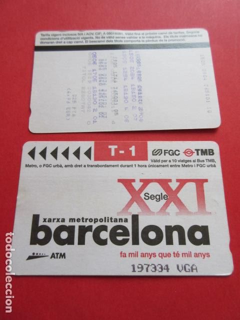 Sammeln von Fahrkarten: ref: DISCOT_01 - 1 TARJETA - COLECCI&Oacute;N MAGNETICA DISE&Ntilde;O COTIDIANO BARCELONA - LEER INTERIOR