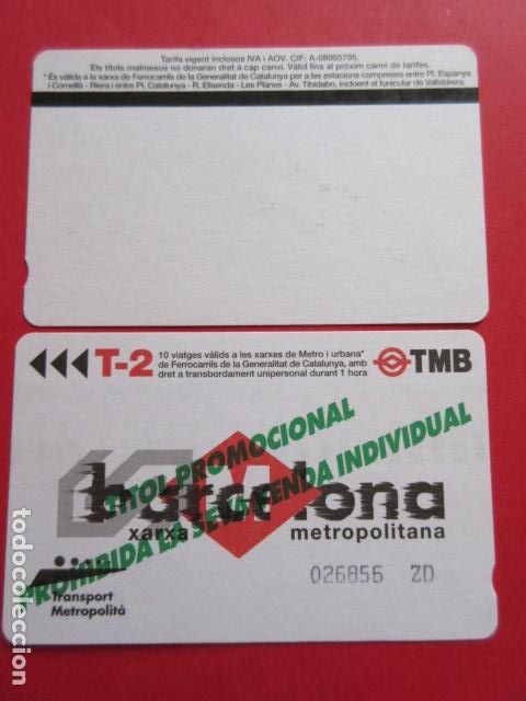 Collectables Transport Tickets: ref: DISCOT_01 - 1 TARJETA - COLECCI&Oacute;N MAGNETICA DISE&Ntilde;O COTIDIANO BARCELONA - LEER INTERIOR