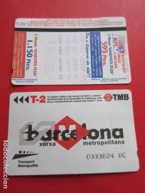 Sammeln von Fahrkarten: ref: DISCOT_01 - 1 TARJETA - COLECCI&Oacute;N MAGNETICA DISE&Ntilde;O COTIDIANO BARCELONA - LEER INTERIOR