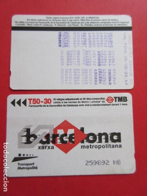 Sammeln von Fahrkarten: ref: DISCOT_01 - 1 TARJETA - COLECCI&Oacute;N MAGNETICA DISE&Ntilde;O COTIDIANO BARCELONA - LEER INTERIOR