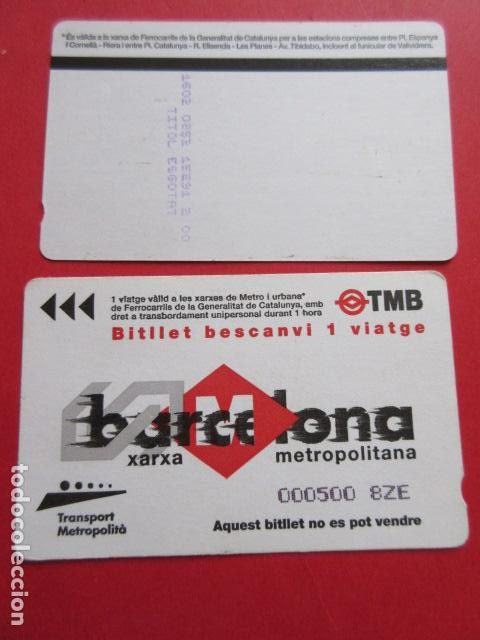 Sammeln von Fahrkarten: ref: DISCOT_01 - 1 TARJETA - COLECCI&Oacute;N MAGNETICA DISE&Ntilde;O COTIDIANO BARCELONA - LEER INTERIOR