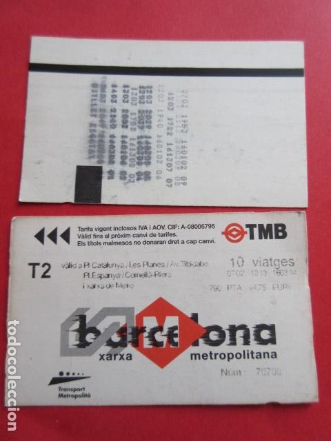 Sammeln von Fahrkarten: ref: DISCOT_01 - 1 TARJETA - COLECCI&Oacute;N MAGNETICA DISE&Ntilde;O COTIDIANO BARCELONA - LEER INTERIOR