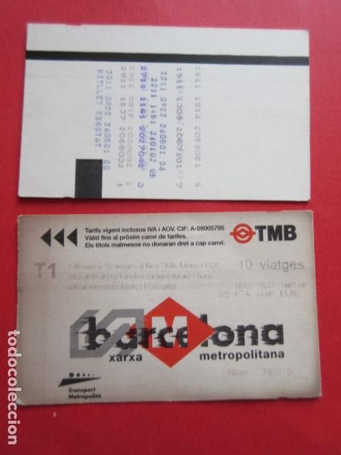Sammeln von Fahrkarten: ref: DISCOT_01 - 1 TARJETA - COLECCI&Oacute;N MAGNETICA DISE&Ntilde;O COTIDIANO BARCELONA - LEER INTERIOR