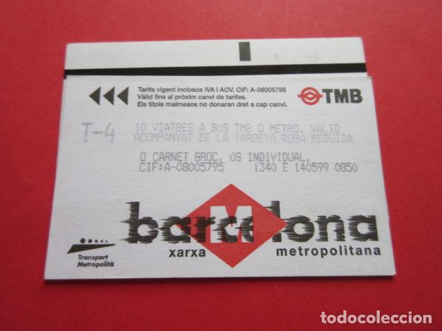 Sammeln von Fahrkarten: ref: DISCOT_01 - 1 TARJETA - COLECCI&Oacute;N MAGNETICA DISE&Ntilde;O COTIDIANO BARCELONA - LEER INTERIOR