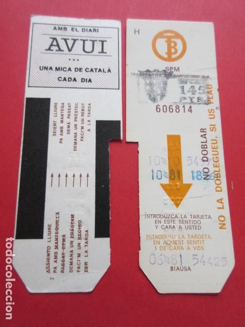 Sammeln von Fahrkarten: TARJETA RESISTIVA - Ref: COL_RESISTIVA - COL_RES_RR1 - LAS PRIMERAS DE BARCELONA CON SUS RAREZA VER