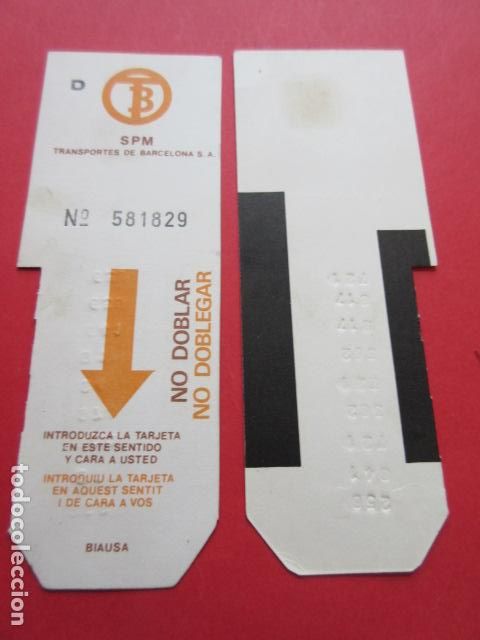 Sammeln von Fahrkarten: TARJETA RESISTIVA - Ref: COL_RESISTIVA - COL_RES_RR1 - LAS PRIMERAS DE BARCELONA CON SUS RAREZA VER