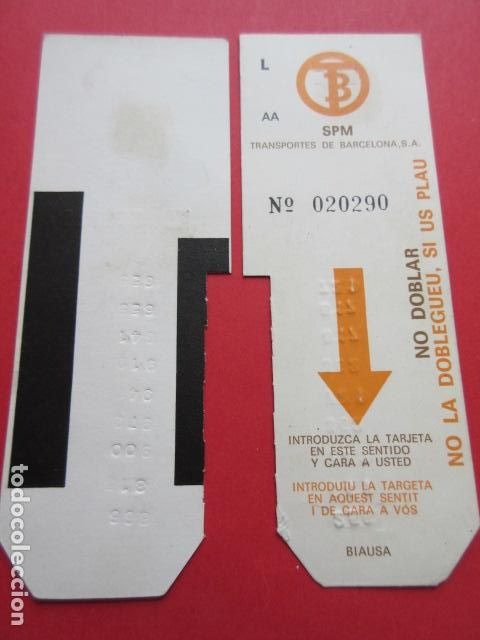 Sammeln von Fahrkarten: TARJETA RESISTIVA - Ref: COL_RESISTIVA - COL_RES_RR1 - LAS PRIMERAS DE BARCELONA CON SUS RAREZA VER