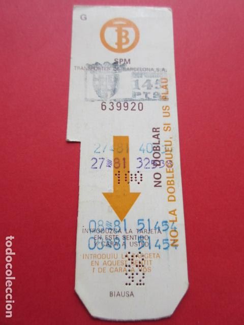 Sammeln von Fahrkarten: TARJETA RESISTIVA - Ref: COL_RESISTIVA - COL_RES_RR1 - LAS PRIMERAS DE BARCELONA CON SUS RAREZA VER