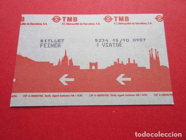 Coleccionismo billetes de transporte: ref: TMAGMETRO - SIN IMPRESOR - 1 TARJETA COLECCI&Oacute;N MAGNETICA METRO BARCELONA - LEER INTERIOR