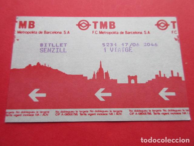 Sammeln von Fahrkarten: ref: TMAGMETRO - SIN IMPRESOR - 1 TARJETA COLECCI&Oacute;N MAGNETICA METRO BARCELONA - LEER INTERIOR