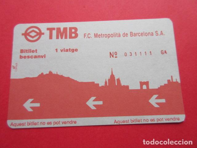Sammeln von Fahrkarten: ref: TMAGMETRO - SERIE GA - 1 TARJETA COLECCI&Oacute;N MAGNETICA METRO BARCELONA - LEER INTERIOR