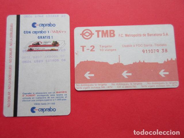 Sammeln von Fahrkarten: ref: TMAGMETRO - VER SERIES Y PUBLICI- 1 TARJETA COLECCI&Oacute;N MAGNETICA METRO BARCELONA - LEER INTERIOR