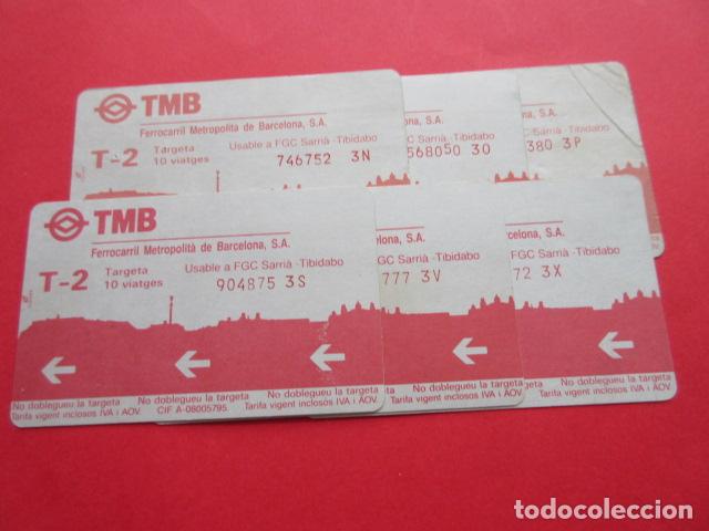 Collectables Transport Tickets: ref: TMAGMETRO - VER SERIES Y PUBLICI- 6 TARJETA COLECCI&Oacute;N MAGNETICA METRO BARCELONA - LEER INTERIOR