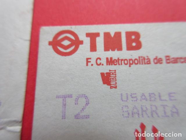 Sammeln von Fahrkarten: ref: TMAGMETRO - ZUBIRI - 1 TARJETA COLECCI&Oacute;N MAGNETICA METRO BARCELONA - LEER INTERIOR
