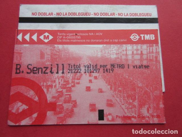 Coleccionismo Billetes de transporte: ref: TARMAGTBM - 1 TARJETA VER - COLECCI&Oacute;N MAGNETICA BARCELONA - LEER INTERIOR