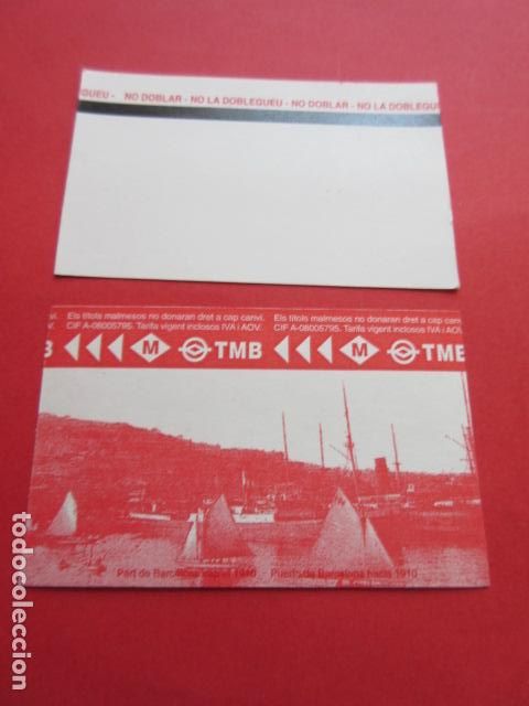 Coleccionismo Billetes de transporte: ref: TARMAGTBM - 1 TARJETA VIRGEN SIN USAR VER - COLECCI&Oacute;N MAGNETICA BARCELONA - LEER INTERIOR