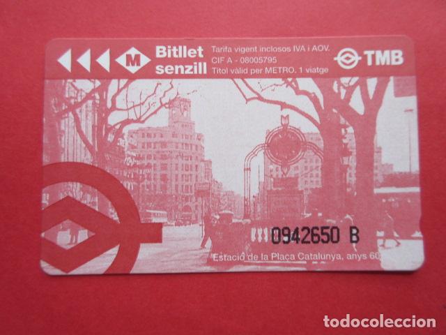 Colecionismos Bilhetes de Transporte: ref: TARMAGTBM - 1 TARJETA METRO VER - COLECCI&Oacute;N MAGNETICA BARCELONA - LEER INTERIOR