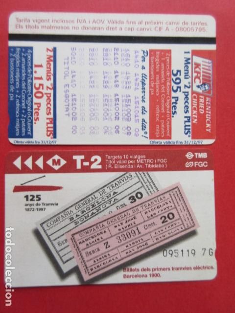Coleccionismo Billetes de transporte: ref: TARMAGTBM - 1 TARJETA 125 A&Ntilde;OS TRANVIA VER - COLECCI&Oacute;N MAGNETICA BARCELONA - LEER INTERIOR