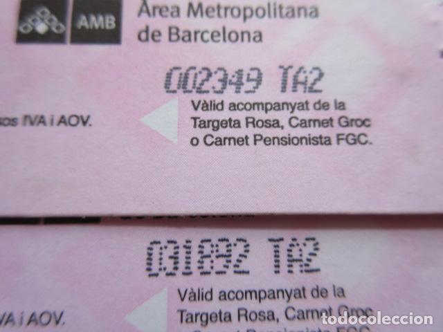 Collectables Transport Tickets: ref: TARMAGROSA - 2 TARJETA T-4 VER SERIES DIFERENTE - COLECCI&Oacute;N MAGNETICA BARCELONA - LEER INTERIOR