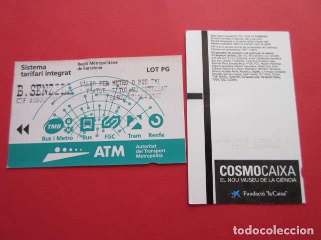 Sammeln von Fahrkarten: ref: TARMAGATM - 1 TARJETA B.SENZILL SERIE LOT PG -COLECCI&Oacute;N MAGNETICA BARCELONA LEER INTERIOR
