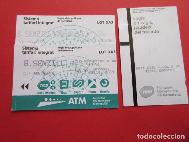Sammeln von Fahrkarten: ref: TARMAGATM - 2 TARJETA B.SENZILL SERIE LOT DA3 VER Z COLECCI&Oacute;N MAGNETICA BARCELONA LEER INTERIOR