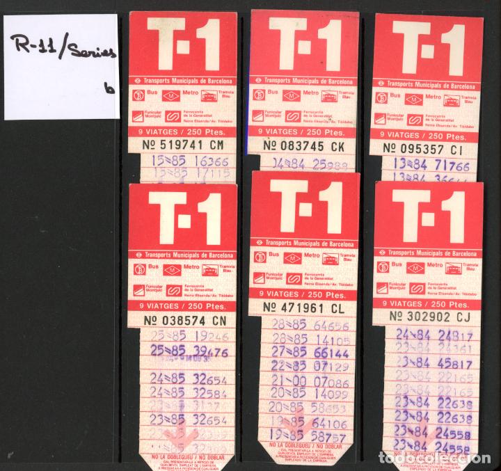 Sammeln von Fahrkarten: 6 RESISTIVAS R-11 / Series b)