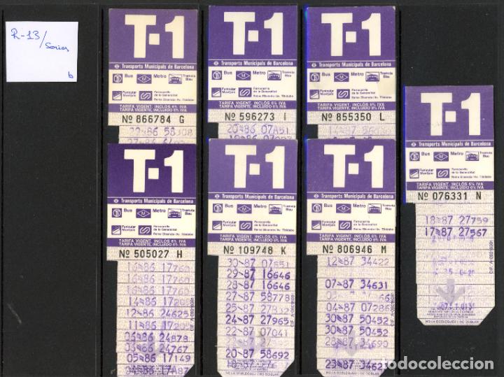Sammeln von Fahrkarten: 7 RESISTIVAS R-13/ Series b)
