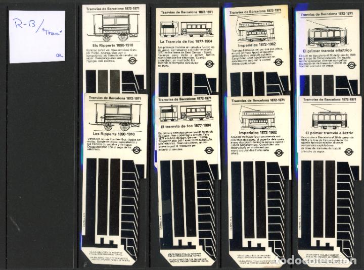 Colecionismos Bilhetes de Transporte: 8 RESISTIVAS R-13/ 'TRAM' (catal&aacute;n, y castellano) a)