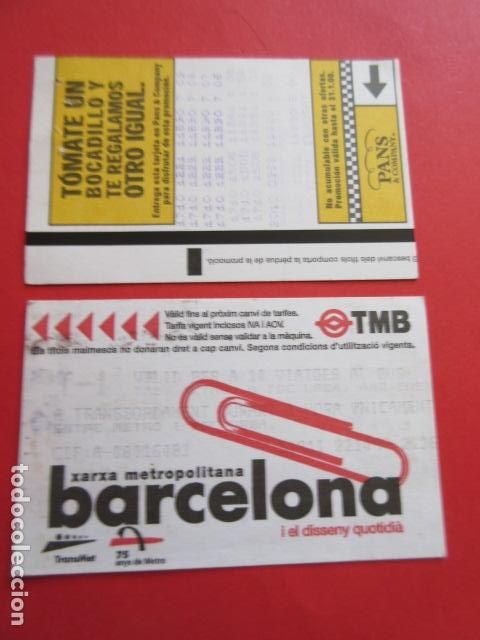 Sammeln von Fahrkarten: ref: DISCOT_01 - 1 TARJETA - COLECCI&Oacute;N MAGNETICA DISE&Ntilde;O COTIDIANO BARCELONA - LEER INTERIOR