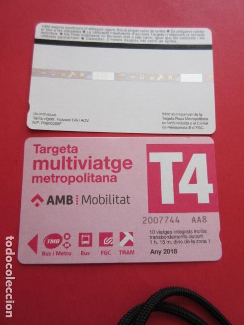 Collectables Transport Tickets: ref: DISCOT_01 - 1 TARJETA //VIRGEN ** SIN USAR \\ -MAGNETICA DISE&Ntilde;O COTIDIANO BARCELONA - LEER INT.