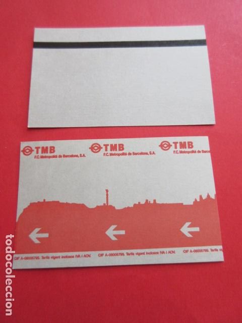 Coleccionismo billetes de transporte: ref: DISCOT_01 - 1 TARJETA //VIRGEN ** SIN USAR \\ -MAGNETICA DISE&Ntilde;O COTIDIANO BARCELONA - LEER INT.