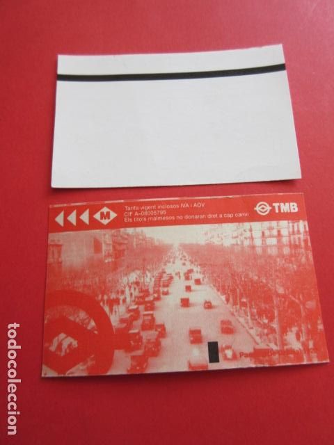 Collectables Transport Tickets: ref: DISCOT_01 - 1 TARJETA //VIRGEN ** SIN USAR \\ -MAGNETICA DISE&Ntilde;O COTIDIANO BARCELONA - LEER INT.