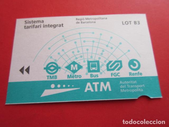 Collectables Transport Tickets: ref: DISCOT_01 - 1 TARJETA //VIRGEN B3 SIN USAR \\ -MAGNETICA DISE&Ntilde;O COTIDIANO BARCELONA - LEER INT.