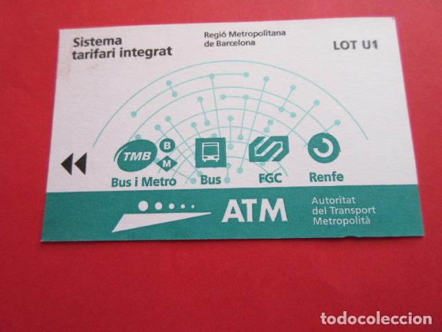 Collectables Transport Tickets: ref: DISCOT_01 - 1 TARJETA //VIRGEN U1 SIN USAR \\ -MAGNETICA DISE&Ntilde;O COTIDIANO BARCELONA - LEER INT.