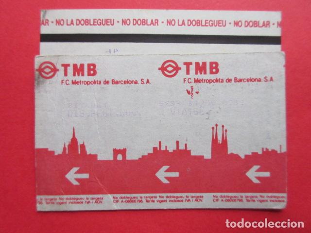 Collectables Transport Tickets: ref: TMAGMETRO - CALMELL 4 - FESTIVO - 1 TARJETA COLECCI&Oacute;N MAGNETICA METRO BARCELONA - LEER INTERIOR