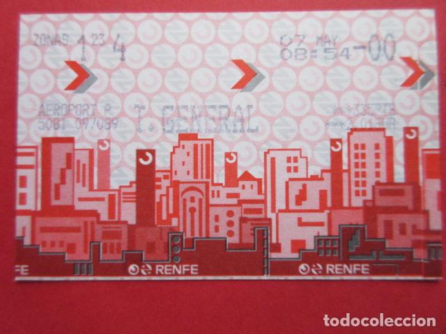 Collectables Transport Tickets: TARJETA RENFE - Ref: COL_RENFE_CERCANIAS - ESTACION AEROPORT P. - T. GENERAL