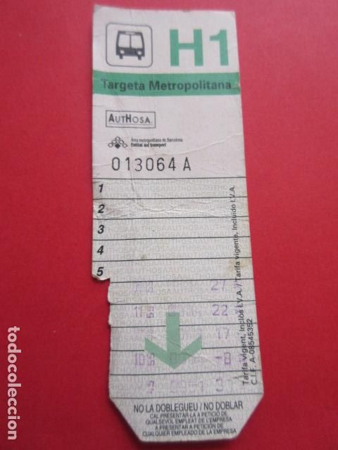 Sammeln von Fahrkarten: TARJETA RESISTIVA - Ref: COL_RESISTIVA - COL_RES_ARBCN - H1 AUTHOSA - VER DIFERENCIAS