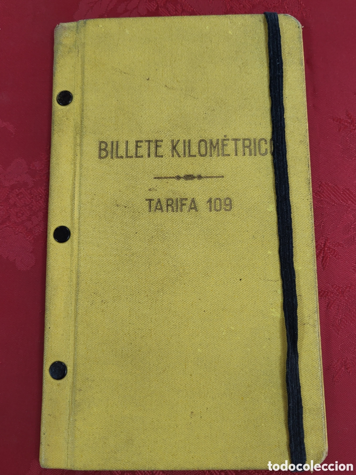 Coleccionismo Billetes de transporte: ■ BILLETE KILOMETRICO . TARIFA 109. PRIMERA CLASE . SERIE 4 . 6000 KILOMETROS