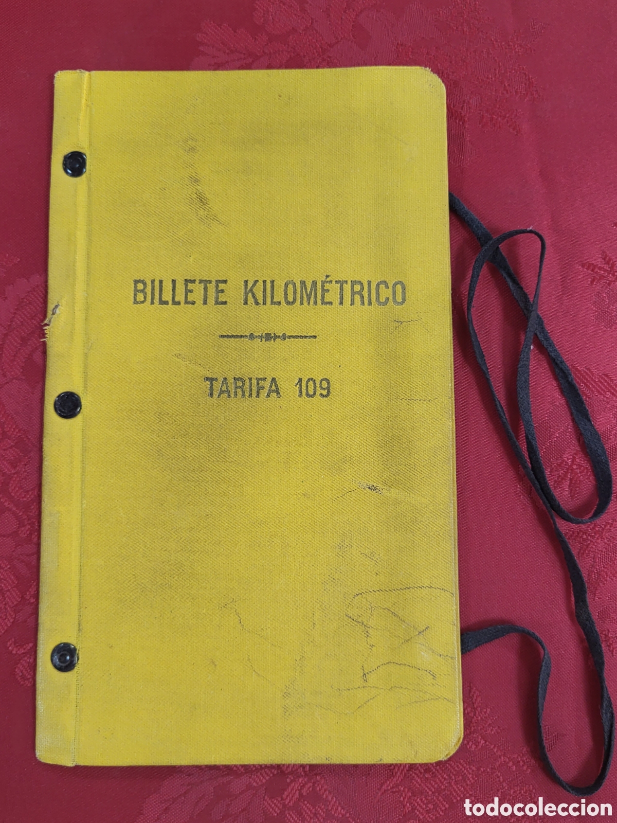 Coleccionismo Billetes de transporte: ■ BILLETE KILOMETRICO . TARIFA 109. PRIMERA CLASE . SERIE 1 . 3000 KILOMETROS