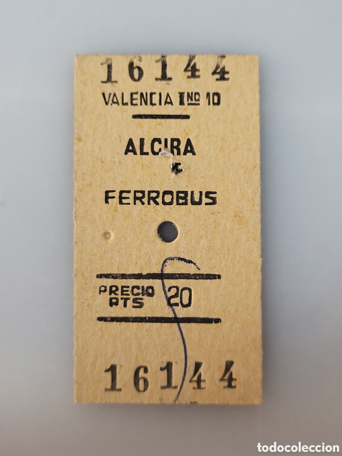 Collectables Transport Tickets: ■ BILLETE FERROBUS.VALENCIA-ALCIRA