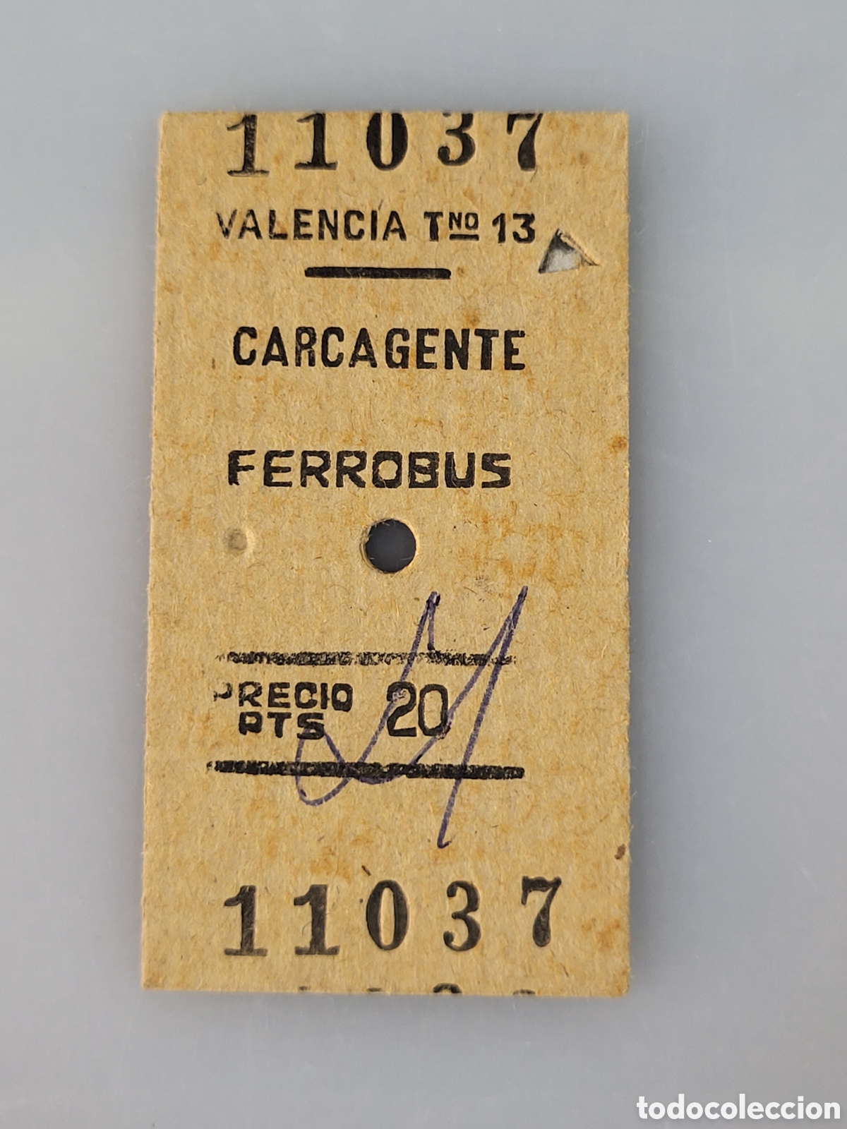 Collectables Transport Tickets: ■ BILLETE FERROBUS.VALENCIA-CARCAGENTE