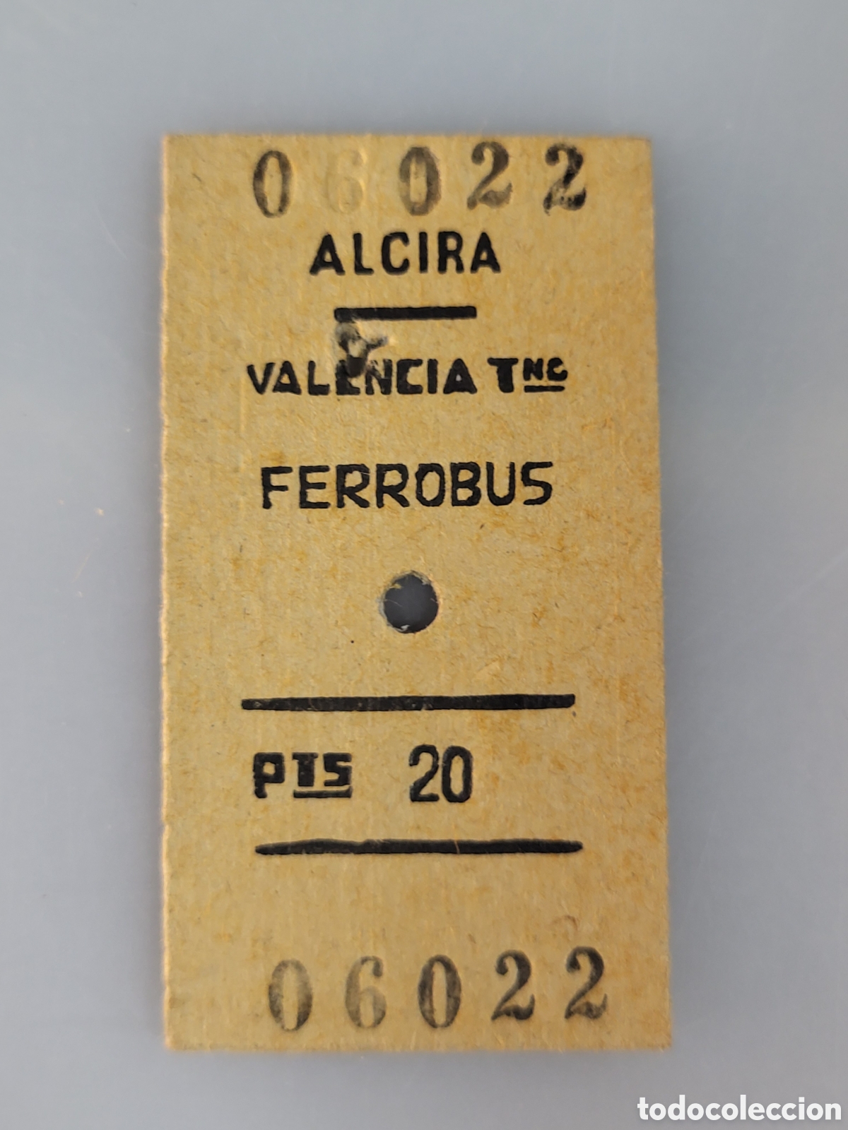 Collectables Transport Tickets: ■ BILLETE FERROBUS.ALCIRA-VALENCIA