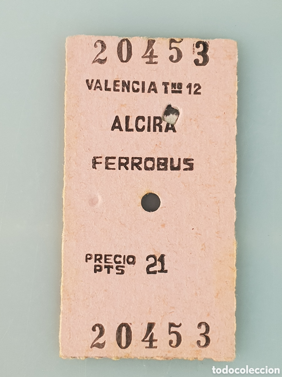 Collectables Transport Tickets: ■BILLETE FERROBUS.VALENCIA-ALCIRA