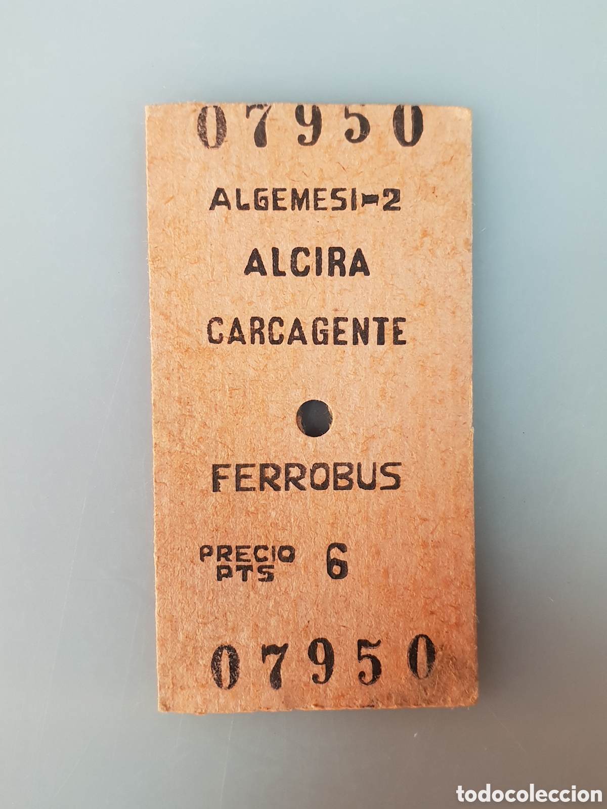 Collectables Transport Tickets: ■BILLETE FERROBUS.ALGEMESI-2 - ALCIRA - CARCAGENTE